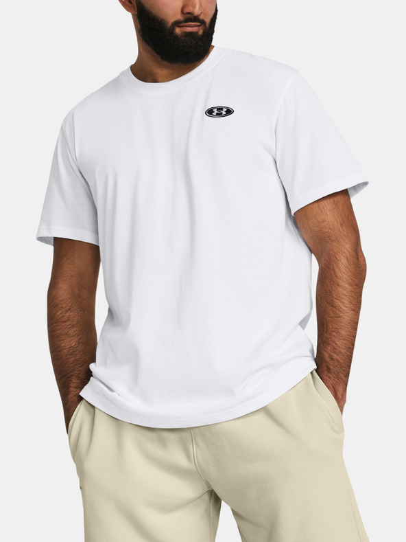 Under Armour Herren Under Armour UA HW LC PATCH SS-WHT T-Shirt
