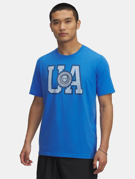 Under Armour Herren T-Shirt Under Armour UA COLLEGE CREST LOGO SS-BLU