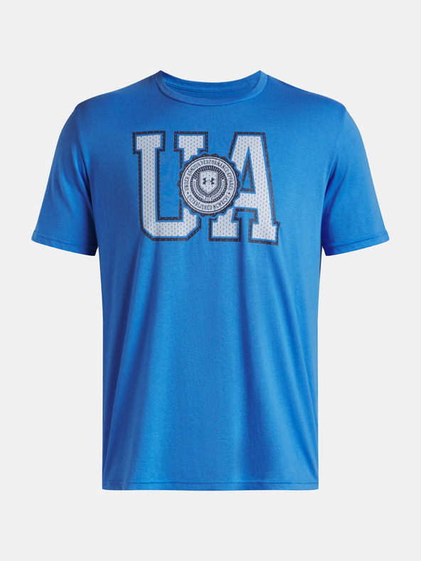 Under Armour Herren T-Shirt Under Armour UA COLLEGE CREST LOGO SS-BLU
