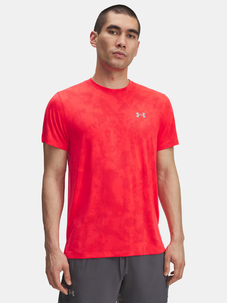 Under Armour Herren T-Shirt Under Armour UA Launch Camo SS-RED