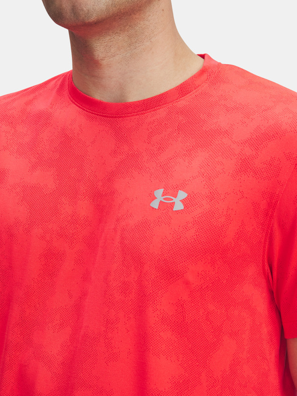 Under Armour Herren T-Shirt Under Armour UA Launch Camo SS-RED