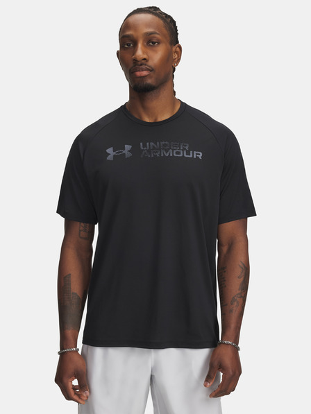 Under Armour Herren T-Shirt Under Armour UA Tech Reflective SS-BLK