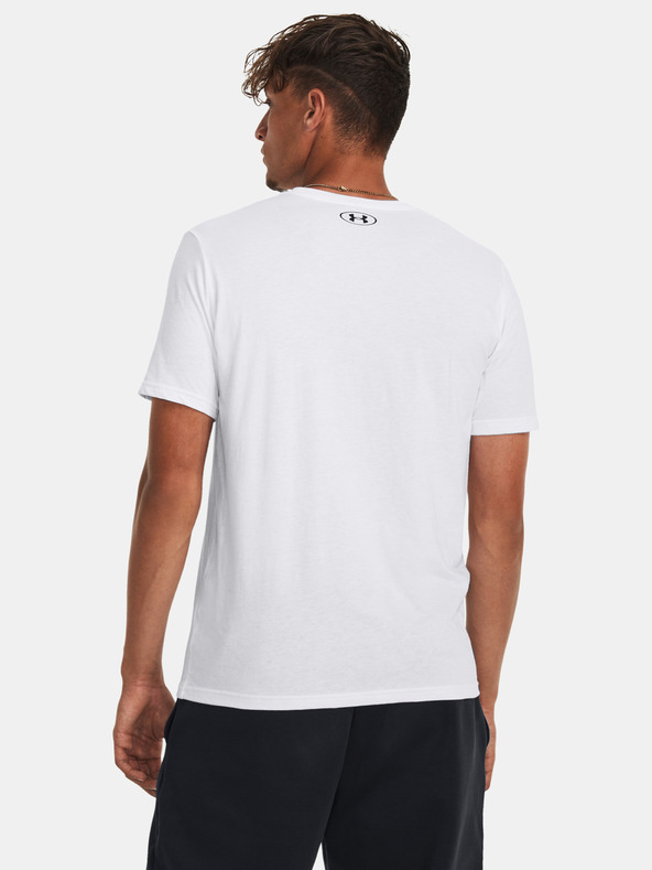 Under Armour Herren T-Shirt Under Armour UA CAMO CHEST STRIPE SS-WHT