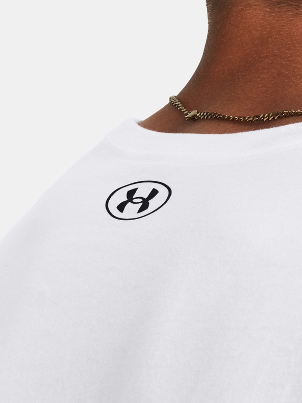 Under Armour Herren T-Shirt Under Armour UA CAMO CHEST STRIPE SS-WHT