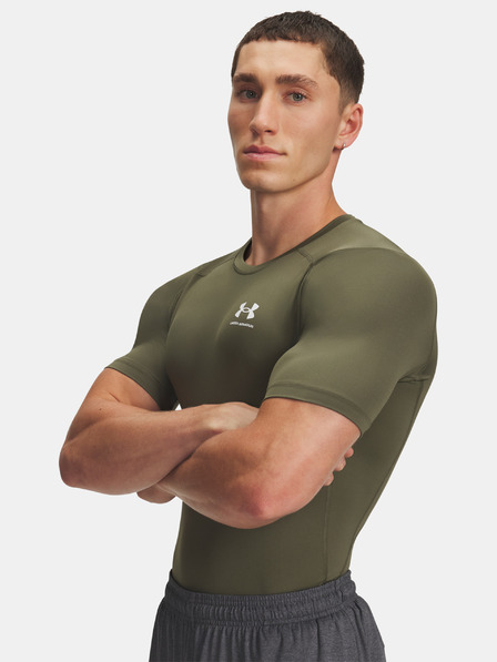 Under Armour Herren T-Shirt Under Armour UA HG Armour Comp SS-GRN