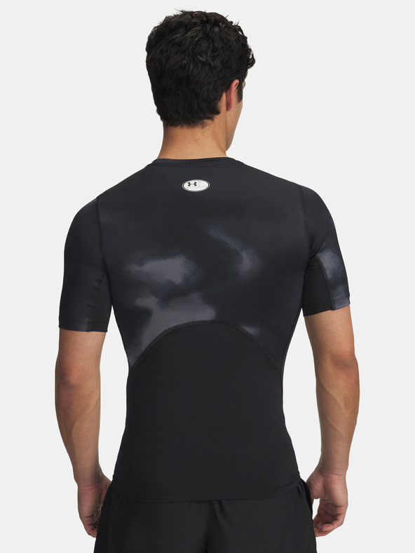 Under Armour Herren T-Shirt Under Armour UA HG Armour Printed SS-BLK