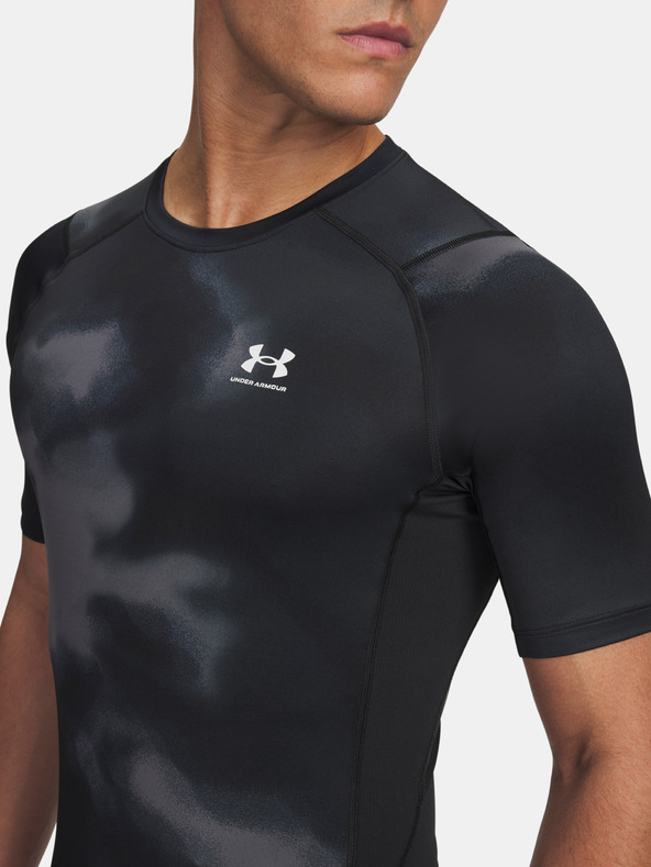 Under Armour Herren T-Shirt Under Armour UA HG Armour Printed SS-BLK