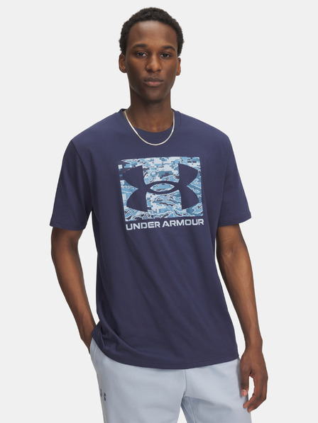 Under Armour Herren T-Shirt Under Armour UA ABC CAMO BOXED LOGO SS-BLU