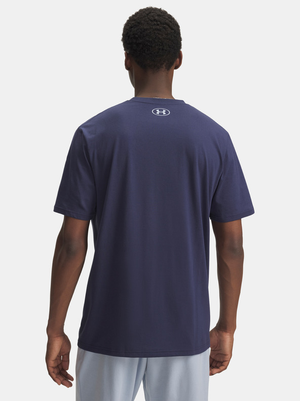 Under Armour Herren T-Shirt Under Armour UA ABC CAMO BOXED LOGO SS-BLU