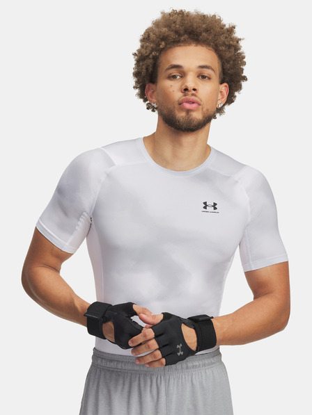 Under Armour Herren T-Shirt Under Armour UA HG Armour Printed SS-WHT