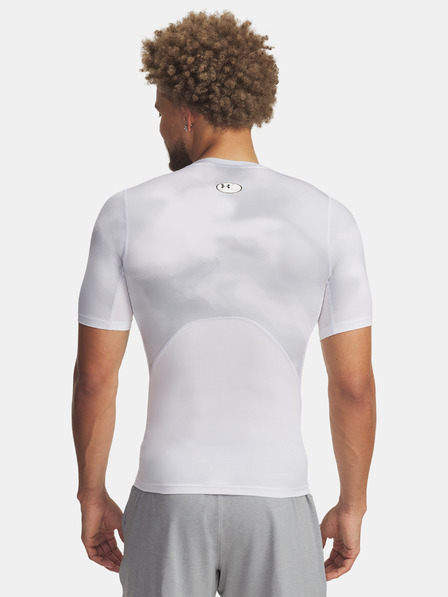 Under Armour Herren T-Shirt Under Armour UA HG Armour Printed SS-WHT