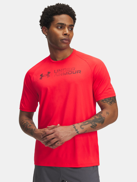 Under Armour Herren T-Shirt Under Armour UA Tech Reflective SS-RED