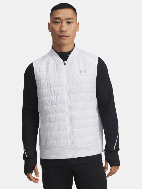 Under Armour Herren Weste Under Armour UA Launch Insulated Vest-WHT