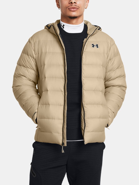Under Armour Herren Jacke Under Armour LEGEND DOWN HOODED JACKET-BRN