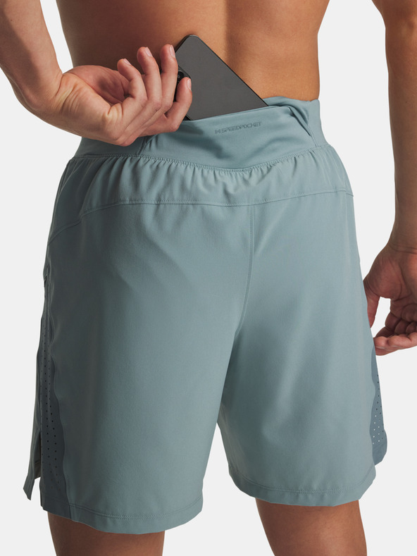 Under Armour Herren Shorts Under Armour UA LAUNCH PRO 7'' SHORTS-GRN