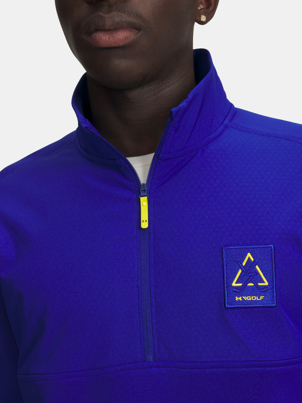 Under Armour Herren Sweatshirt Under Armour UA Drive Pro Hyb Warning HZ-BLU