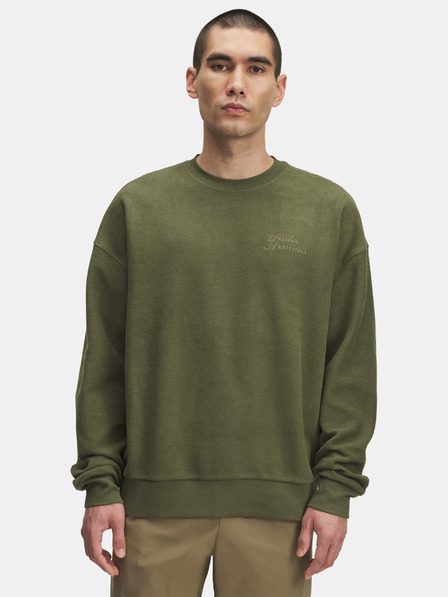 Under Armour Herren Sweatshirt Under Armour UA Icon Rev Terry Crew-GRN
