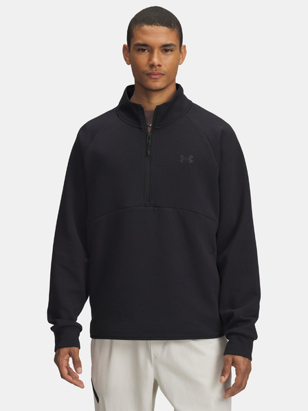 Under Armour Herren Sweatshirt Under Armour UA Unstoppable Flc Half Zip-BLK