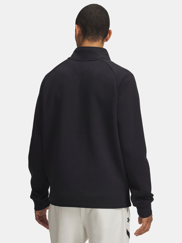 Under Armour Herren Sweatshirt Under Armour UA Unstoppable Flc Half Zip-BLK