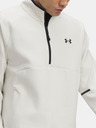 Under Armour Herren Sweatshirt Under Armour UA Unstoppable Flc Half Zip-WHT