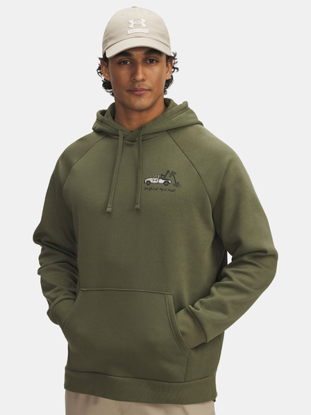 Under Armour Herren Under Armour UA Rival Fleece HBR Logo HD-GRN