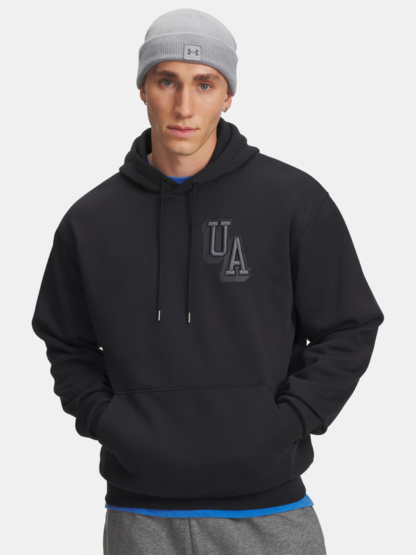 Under Armour Herren-Sweatshirt Under Armour UA Icon Flc Graphic Top-BLK