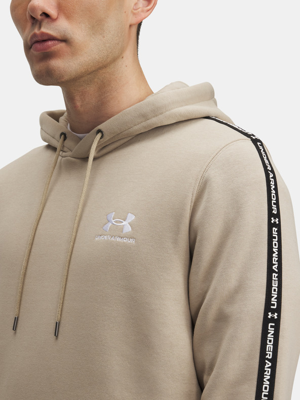 Under Armour Herren-Sweatshirt Under Armour UA Icon Fleece HD Taping-BRN