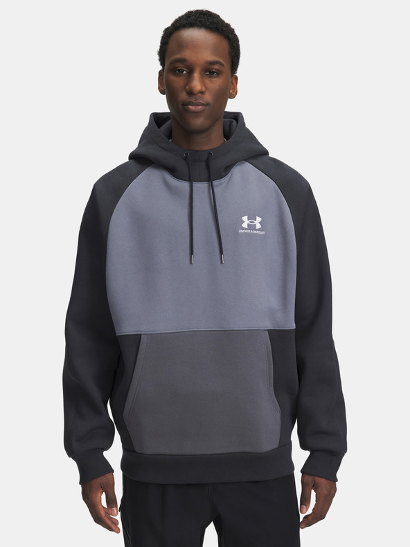 Under Armour Herren-Sweatshirt Under Armour UA Icon HW Colorblocked Hdy-GRY