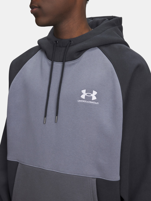 Under Armour Herren-Sweatshirt Under Armour UA Icon HW Colorblocked Hdy-GRY