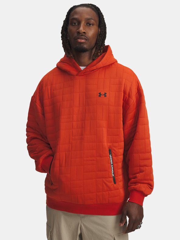 Under Armour Herren-Sweatshirt Under Armour UA Unstoppable Flc Txtr Hdy-ORG