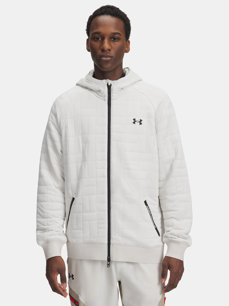 Under Armour Herren-Sweatshirt Under Armour UA Unstoppable Flc Txtr FZ-WHT