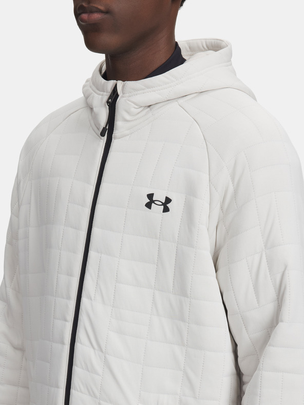 Under Armour Herren-Sweatshirt Under Armour UA Unstoppable Flc Txtr FZ-WHT