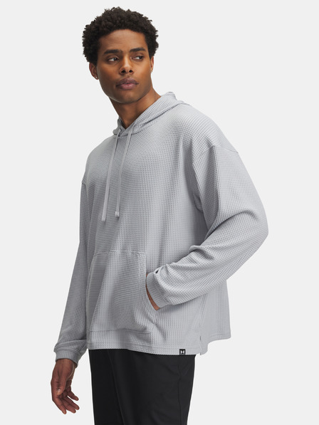 Under Armour Herren-Sweatshirt Under Armour UA Rival Waffle Hoodie-GRY