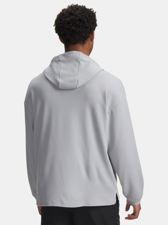 Under Armour Herren-Sweatshirt Under Armour UA Rival Waffle Hoodie-GRY