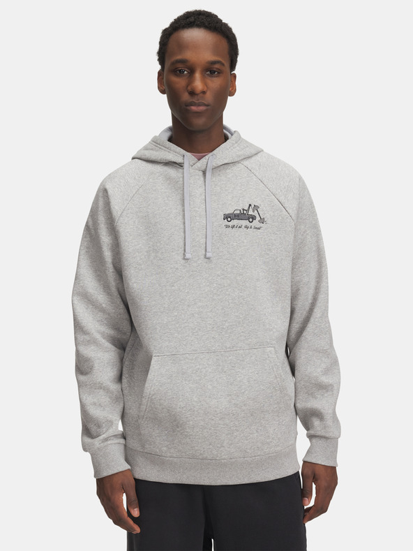 Under Armour Herren-Sweatshirt Under Armour UA Rival Fleece HBR Logo HD-GRY