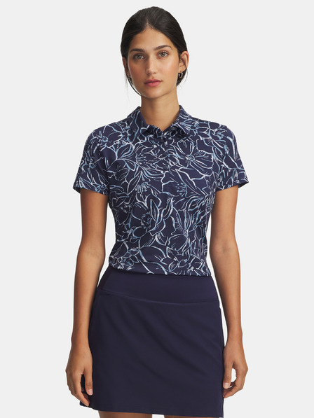 Under Armour Damen Poloshirt Under Armour UA Playoff 3.0 Printed Polo-BLU