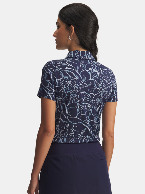 Under Armour Damen Poloshirt Under Armour UA Playoff 3.0 Printed Polo-BLU