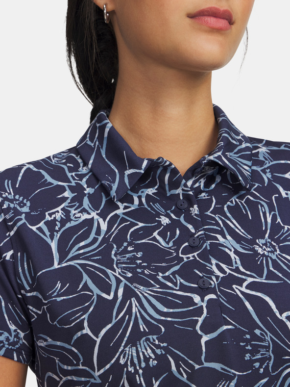 Under Armour Damen Poloshirt Under Armour UA Playoff 3.0 Printed Polo-BLU