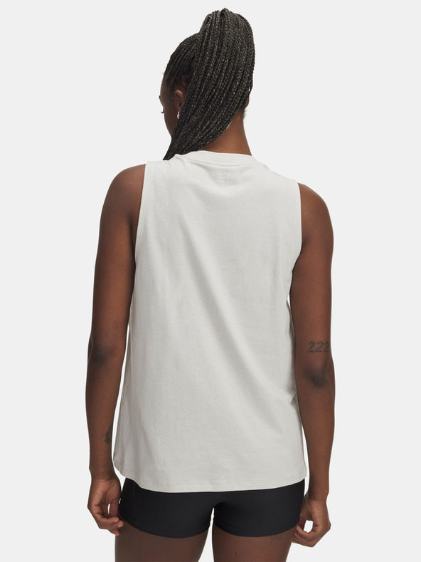 Under Armour Damen-Top Under Armour UA Varsity Tank-WEISS