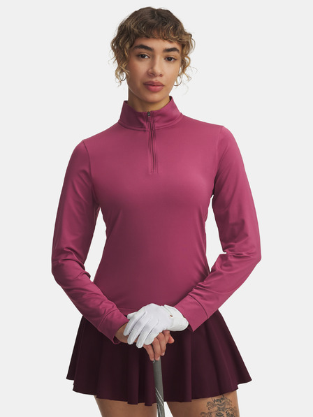 Under Armour Damen-T-Shirt Under Armour UA Drive 1/4 Zip-ROT