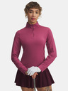 Under Armour Damen-T-Shirt Under Armour UA Drive 1/4 Zip-ROT