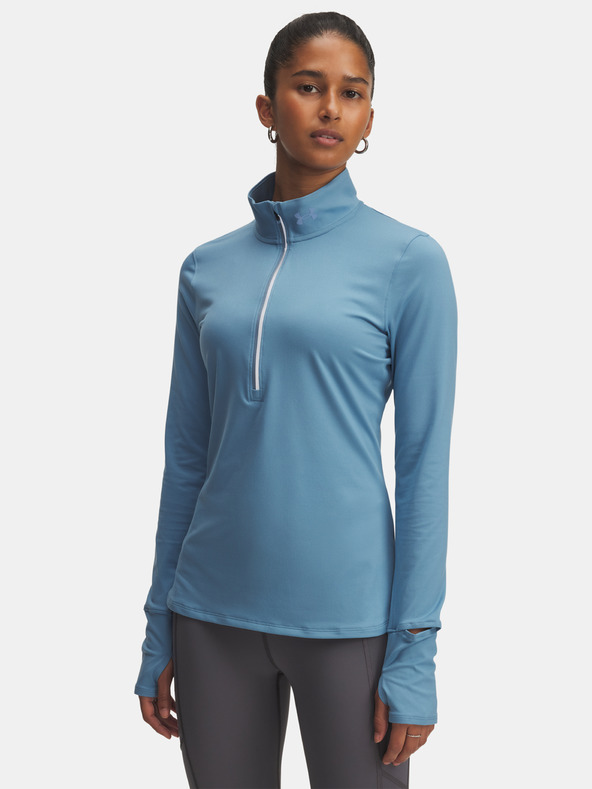 Under Armour Damen-T-Shirt Under Armour UA Launch Pro Half Zip-BLAU