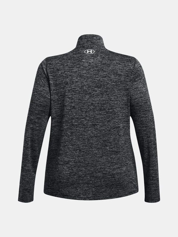 Under Armour Damen-T-Shirt Under Armour Tech 1/2 Zip - Twist&-SCHWARZ