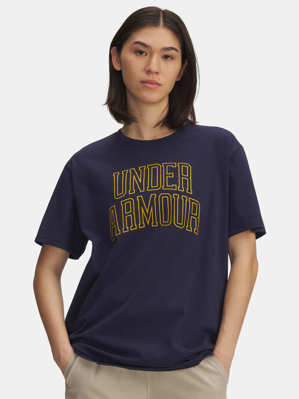 Under Armour Damen-T-Shirt Under Armour Rival OS Campus Tee-BLAU