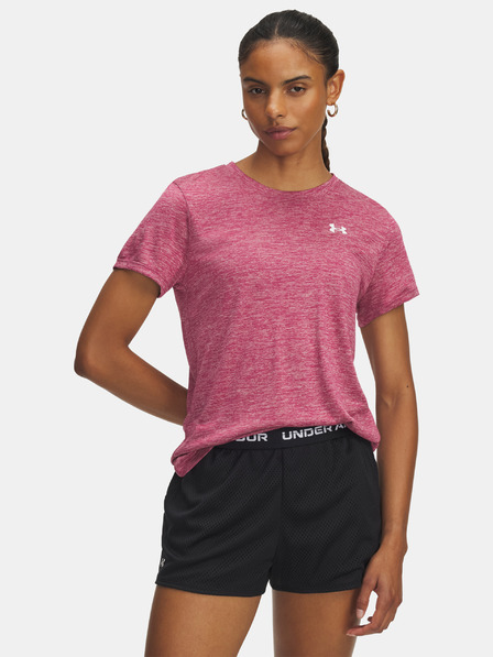 Under Armour Damen-T-Shirt Under Armour Tech SSC- Twist-ROT