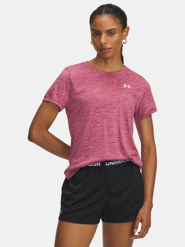Under Armour Damen-T-Shirt Under Armour Tech SSC- Twist-ROT