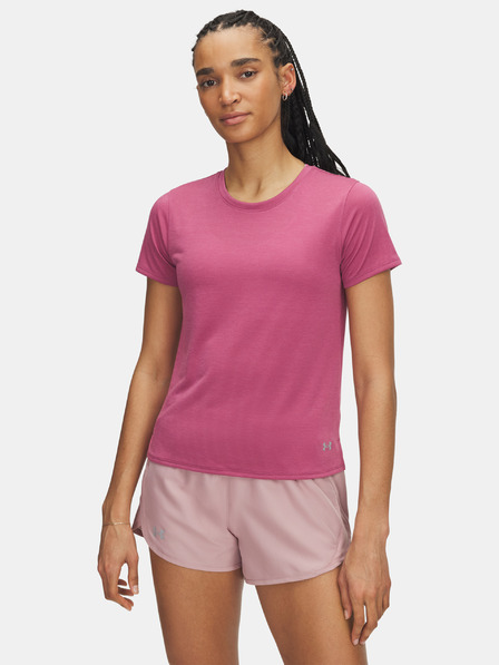 Under Armour Damen T-Shirt Under Armour UA Launch Shortsleeve-RED