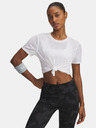 Under Armour Damen T-Shirt Under Armour UA Launch Jacquard SS-WHT