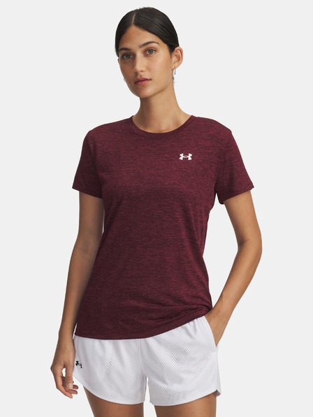 Under Armour Damen-T-Shirt Under Armour Tech SSC- Twist-ROT