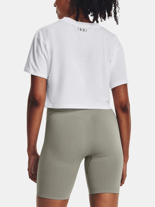 Under Armour Damen T-Shirt Under Armour UA COLLEGIATE CREST CROP SS